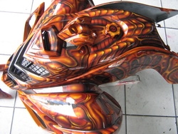 เครื่องแอร์บัสมือสอง เพ้นงานรถ แรงดันปกติ BADGER AIR-BRUSH