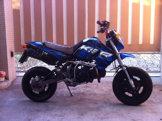 ขออนุญาติขาย Kawasaki KSR 110cc รถวิ่งน้อย 1x,xxx กิโลเมตร โอนให้ฟรีครับ