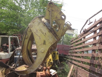 ขาย - ตัวหนีบ คีบไม้ คีบอ้อย หมุนได้ สำหรับใส่รถขุด แบคโฮ PC 200- 300 มือสองญี่ปุ่นพร้อมใช้   สภาพสวย