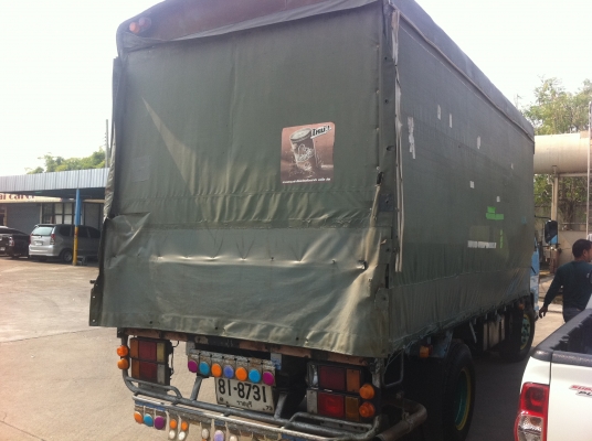 กระบะคาร์โก้+โครงเหล็ก+ผ้าใบ ยกลงจาก ISUZU NKR สภาพพร้อมใช้ ไม่มีผุ