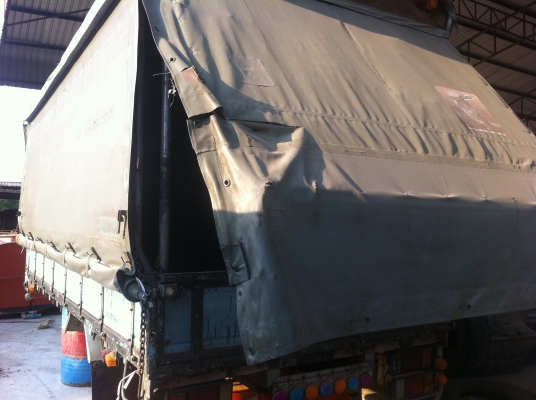 กระบะคาร์โก้+โครงเหล็ก+ผ้าใบ ยกลงจาก ISUZU NKR สภาพพร้อมใช้ ไม่มีผุ