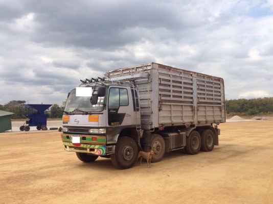 ขายรถสิบล้อ hino FM2K สมอเงิน วางเครื่องp11cพ่วงแม่ลูก3เพลา คอกเกษตร ดั้มเหล็ก ราคาต่อรองได