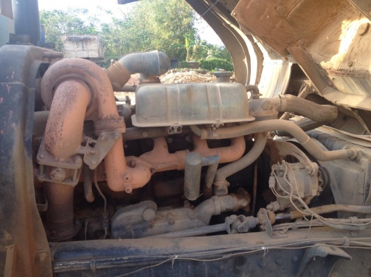 ขายรถสิบล้อเทเลอร์ ท้ายลาด บรรทุกแบ็คโฮ nissan Ud cw41m 265 เทอร์โบ รถพร้อมใช้งาน