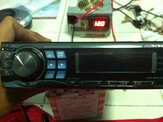 Alpine 9885 Ji Mp3 CD Bluetooth Audio AUX สภาพสวยๆ ปรีเอ้า 3ชุด 1AUX มือ2 ญี่ปุ่น