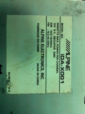 Apline IDA-X001 UBS Bluetooth Audio AUX สภาพสวยๆ ปร้เอ้า 3 ชุด 1AUX มือ2 ญี่ปุ่น มาพร้อมรีโมท