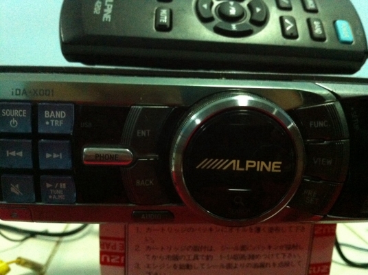 Apline IDA-X001 UBS Bluetooth Audio AUX สภาพสวยๆ ปร้เอ้า 3 ชุด 1AUX มือ2 ญี่ปุ่น มาพร้อมรีโมท