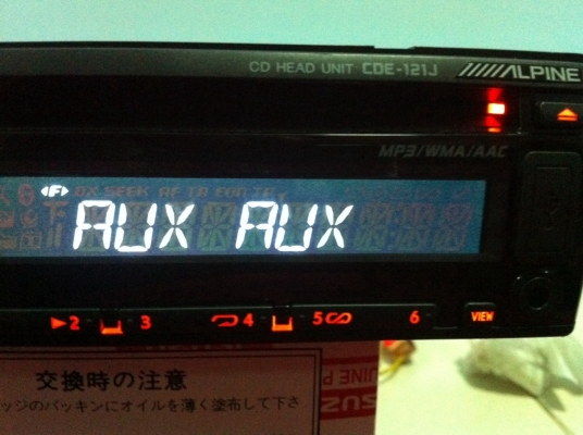 Alpine CDE-121J USB MP3 CD FM AUX สภาพสวยๆ มือ2 ญี่ปุ่น Alpine CDE-121J USB MP3 CD FM AUX สภาพสวยๆ มือ2 ญี่ปุ่น