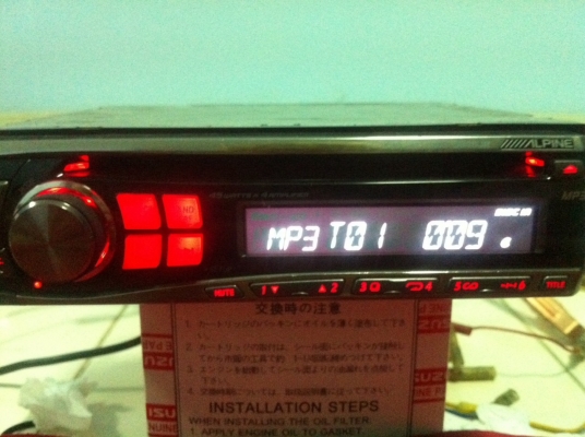 Alpine CDA-9846Ji MP3 CD FM สภาพสวย มือ2 ญี่ปุ่น