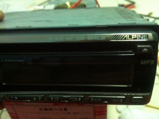 Alpine CDA-9846Ji MP3 CD FM สภาพสวย มือ2 ญี่ปุ่น