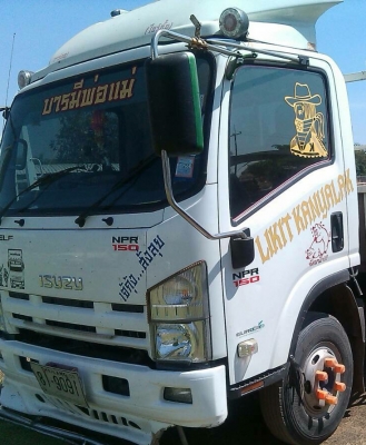 หกล้อ อีซูซุ NPR150แรง ปี54สภาพดีพน้อมใช้ ยาว5มทะเบียนพร้อมโอน