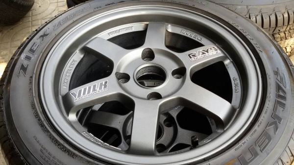 ขายล้อ TE37 ขอบ 15 4รู 114 สภาพนางฟ้า