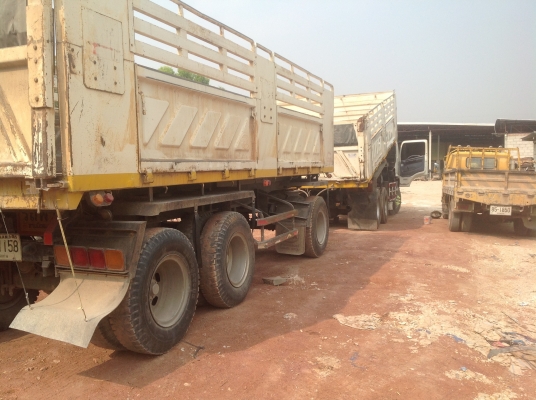 พ่วง 22 ล้อ HINO มัดจำจากร้อ่ยเอ็ด 80,000 ครับ  ดาวน์ 450000 บาท (ดูเครดิต)