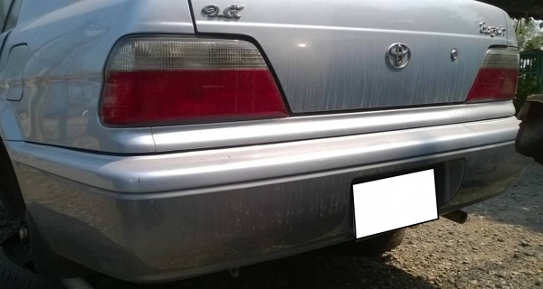 กันชนหลัง โซลูน่ามุมส้ม รุ่น V-version ของแท้ถอด