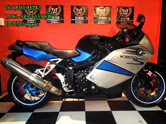 T&amp;T BIKE RAMA2ขายBMW K1200s 2007 ABS ทะเบียนแท้ สมอราคา 390000 เท่านั้น