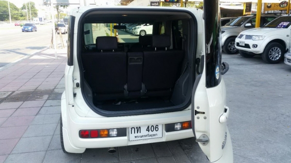 NISSAN CUBE 2 ปี 2011 4WD มือเดียวออกห้าง MAX นอก 15' ยาง nitto ABIBAG เบรค ABS เครื่องวิ่งดี ช่วงล่างแน่น แอร์เย็น รถมีสเน่ห์น่าขับ สีสวย ภายในสวย รถพร้อมใช้งาน จัดไฟแนนได้ 300,000 ดาวน์ 139,000