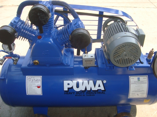 ขายปั๊มลมPUMA 5HP มอเตอร์โตชิบา 380V ถังลม260ลิตร