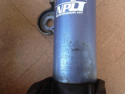 โช้คเเต่งปรับเกลียวไม่ทราบรุ่นของเก่าญี่ปุ่นสภาพสวย