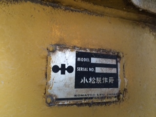 ขายรถตัก KOMATSU/WA100-1&rlm;