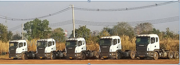 หัวลาก Scania  พวงมาลัยขวา  Euro 3  580 HP   ปี 2008