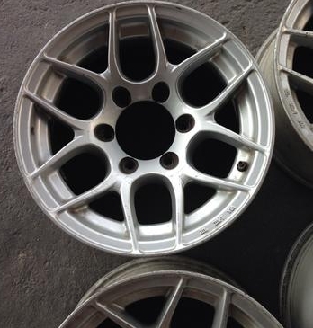 ล้อแม็ก 6รู ขอบ15x7JJ ของแท้ นำเข้าจากประเทศญี่ปุ่น