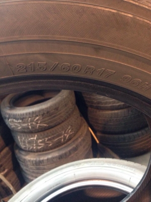 ขายยางYOKOHAMA ขอบ 215/60 R17 ราคาถูก