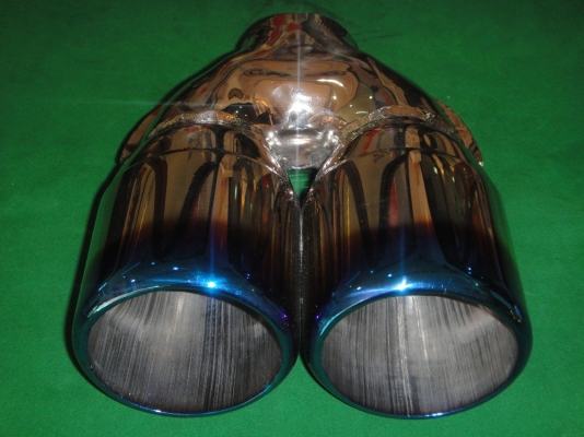 ขายปลายท่อคู่สีรุ้ง สภาพแจ่มๆ มือ 2 ราคา ถูก