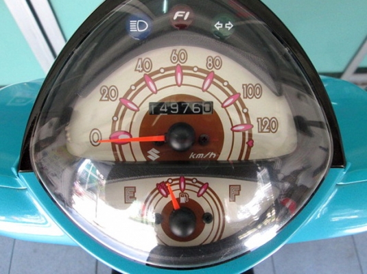 JALATO ปี 56 สีฟ้าดำ หัวฉีดประหยัดน้ำมัน แรงด้วย 125 cc ไมล์ 14xxx โล  แถม 2 รายการ  18900