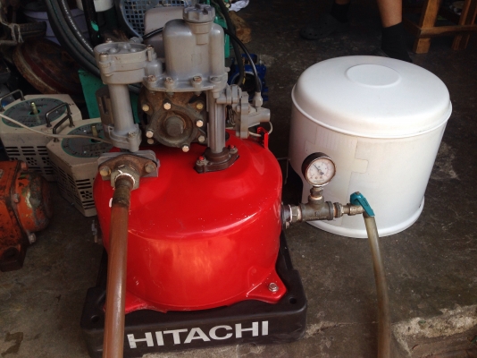 ขายปั้มน้ำอัตโนมัติ ITC(Hitachi) 100W สภาพสวยมาก วิ่งนิ่ม ถังเบิกใหม่ใช้งานมาไม่นาน พร้อมใช้งาน