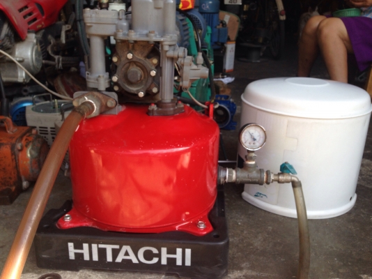 ขายปั้มน้ำอัตโนมัติ ITC(Hitachi) 100W สภาพสวยมาก วิ่งนิ่ม ถังเบิกใหม่ใช้งานมาไม่นาน พร้อมใช้งาน