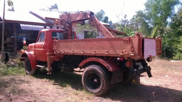 ขาย 6 ล้อหัวยาว ISUZU ติดเครนพับ 3 ตัน กระบะดั้มได้ มีวินหลังด้วย สภาพใช้งานได้ เครื่อง DA120 คัสซีสวย ทะเบียนพร้อมโอน ราคาต่อรองได้