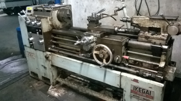 ขายถูกๆเครื่องกลึงนำเข้าจากญี่ปุ่น IKEGAI ED-18 ขนาด 6 ฟุต..4 เพลาเด้งครับ