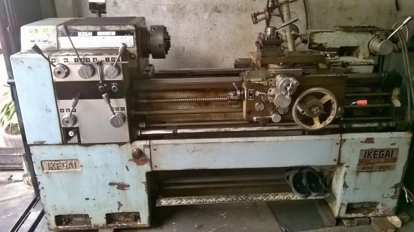 ขายถูกๆเครื่องกลึงนำเข้าจากญี่ปุ่น IKEGAI ED-18 ขนาด 6 ฟุต..4 เพลาเด้งครับ