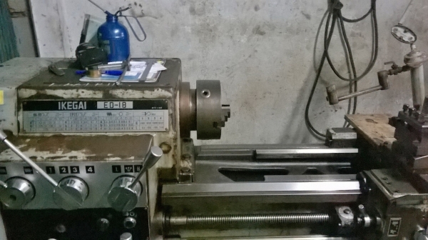 ขายถูกๆเครื่องกลึงนำเข้าจากญี่ปุ่น IKEGAI ED-18 ขนาด 6 ฟุต..4 เพลาเด้งครับ