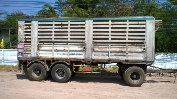 ขายลูกพ่วงไม่ดั้ม 3 คานยัด ลงเล่มแล้ว ยาว 7 เมตร สูง 2.40 เมตร อู่สหกิจ ราคาต่อรองได้ครับ