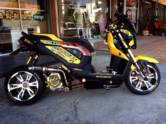 ชุดท่อแต่งFull System.MSX/KSR/Zoomer x/PCX.คอ-ปลาย.มีหลายรูปทรงให้เลือก.พร้อมปลาย