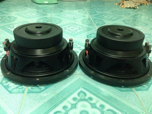 ซับ10นิ้ว NICK AUDIO มือสอง โครงปั้มว้อยคู่ เบสแนวฟังดีมาก สภาพเกือบใหม่ ขายคู่ละ 1650 บาท