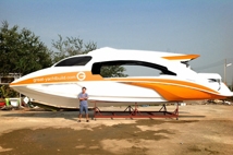 winch 410 เรือไฟเบอร์กลาสแท้ 100 \%ราคาไม่แพง