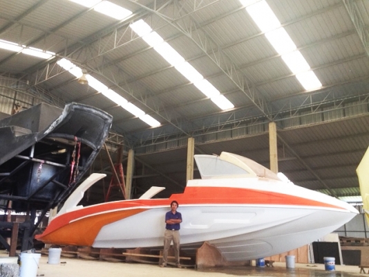 winch 410 เรือไฟเบอร์กลาสแท้ 100 \%ราคาไม่แพง