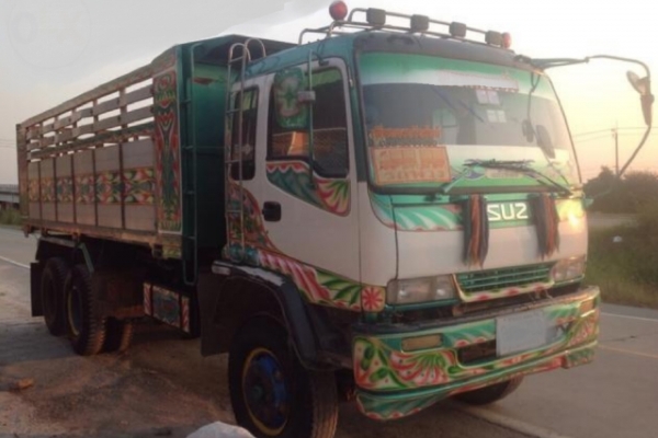 ขาย ISUZU 270 สองเพลาดั๊ม กระบะเนียม รถปี 44