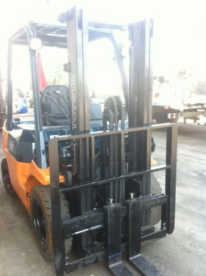 ขายด่วนน!! TOYOTA รุ่น 7 FD25 เสาเข้าตู้ 3 เมตร เกียร์ Manual มี Side shift