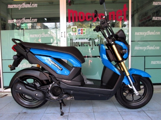 ZOOMER สีนํ้าเงิน สีรุ่นใหม่ รถเดือน กรกฏาคม ปี 57 ไมล์ 4 พันโล  แถม 3 รายการ 38900