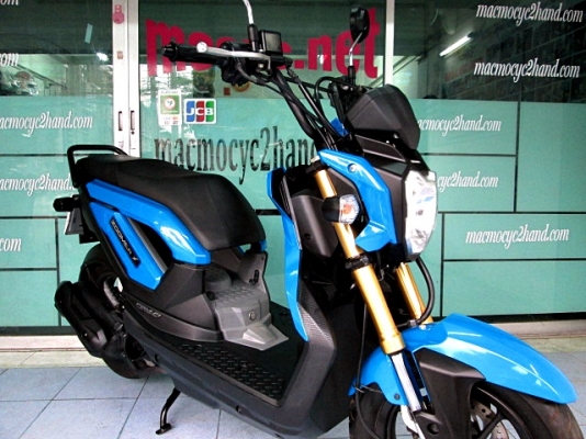 ZOOMER สีนํ้าเงิน สีรุ่นใหม่ รถเดือน กรกฏาคม ปี 57 ไมล์ 4 พันโล  แถม 3 รายการ 38900