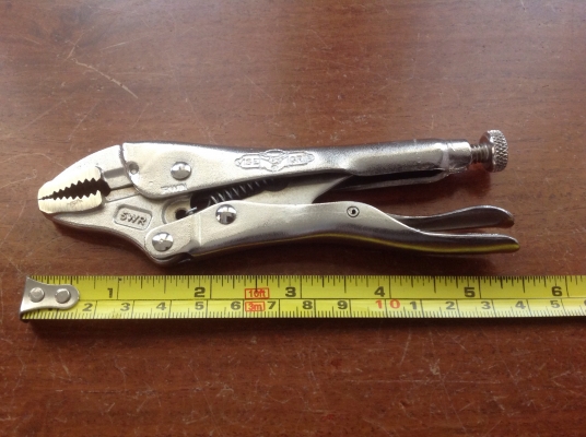 ขายคีมล็อค IRWIN VISE GRIP 5WR ปากโค้ง เป็นคีมตัดได้ในตัวเดียว