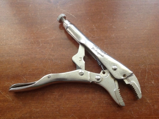 ขายคีมล็อค IRWIN VISE GRIP 5WR ปากโค้ง เป็นคีมตัดได้ในตัวเดียว