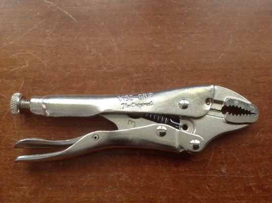 ขายคีมล็อค IRWIN VISE GRIP 5WR ปากโค้ง เป็นคีมตัดได้ในตัวเดียว