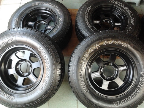 TE37 +BF All 265/70/16 ปี09  สภาพสวยๆ 1ชุด