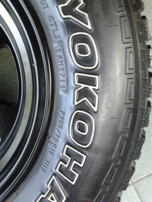 TE37 +BF All 265/70/16 ปี09  สภาพสวยๆ 1ชุด