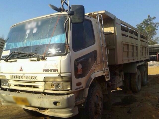 ขายรถบรรทุกสิบล้อดัมพ์ MITSUBISHI FN517MTD เครื่อง 6D16-195 แรง 2 เพลา กระบะดัมพ์สามมิตร ทะเบียนพร้อม