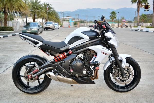 KAWASAKI ER6N 650cc ABS รุ่นปี 2012 นางฟ้า วิ่งน้อย พร้อมของแต่ง 192,000 -