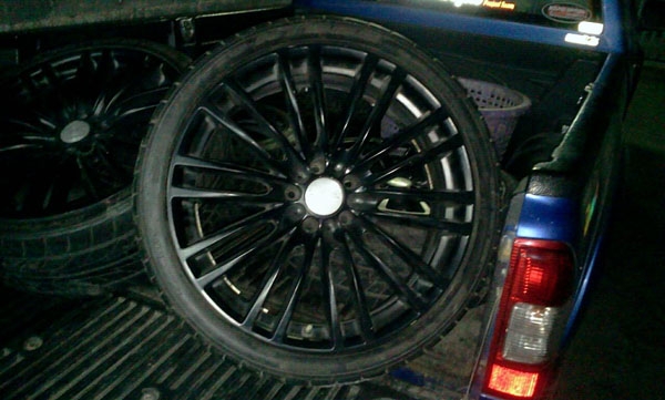 ขายล้อเรนแท้ขอบ20 พร้อมยาง245/35/20